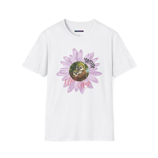 Cigüita Mother’s Embrace Flower Design - Softstyle T-Shirt