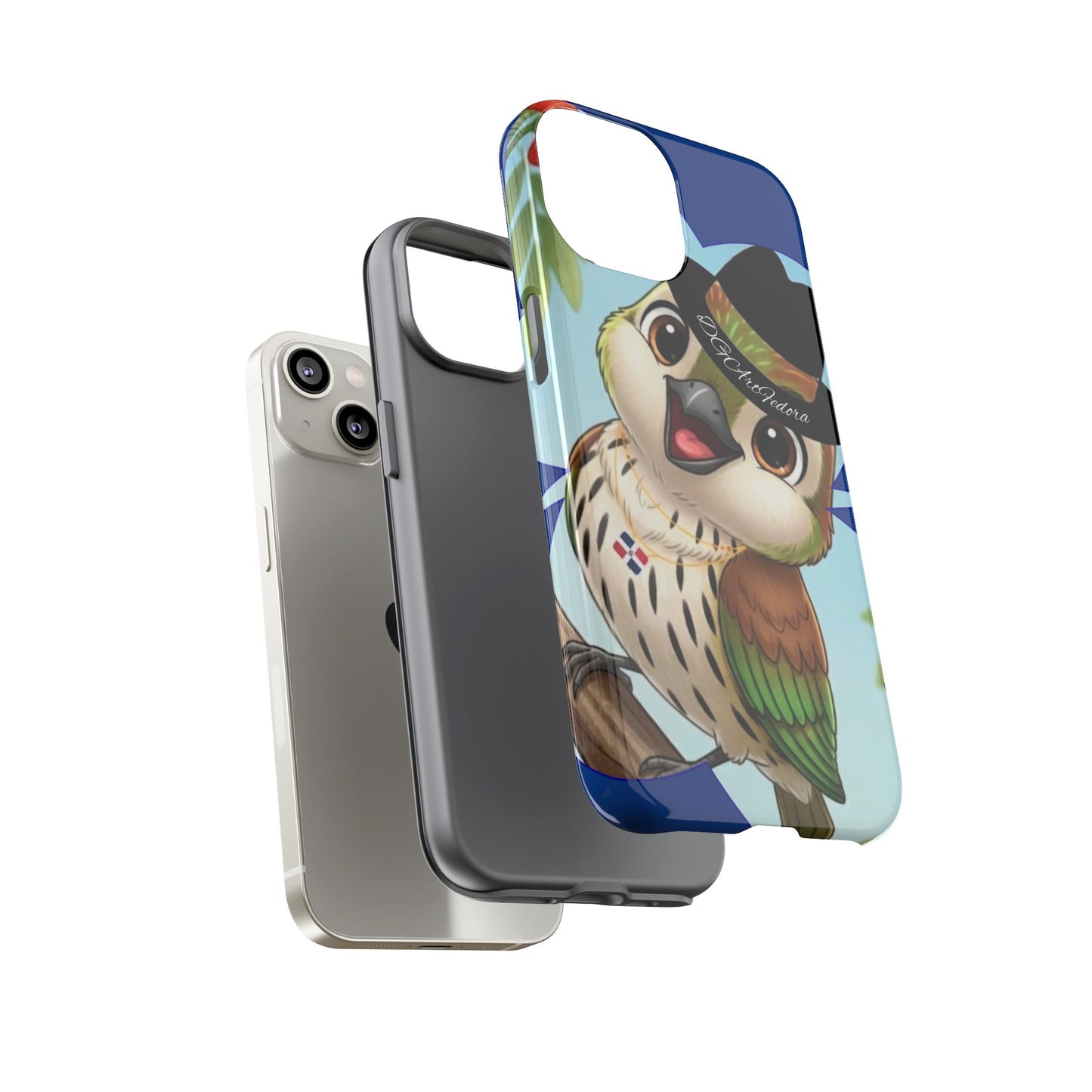 Tough Phone Case -  - Matte & Glossy Options - Cigüita Design Blue