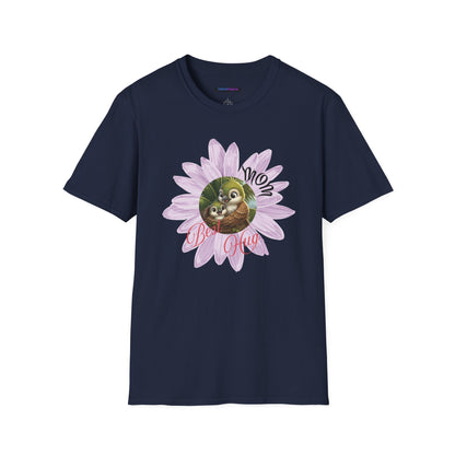 Cigüita Mother’s Embrace Flower Design - Softstyle T-Shirt