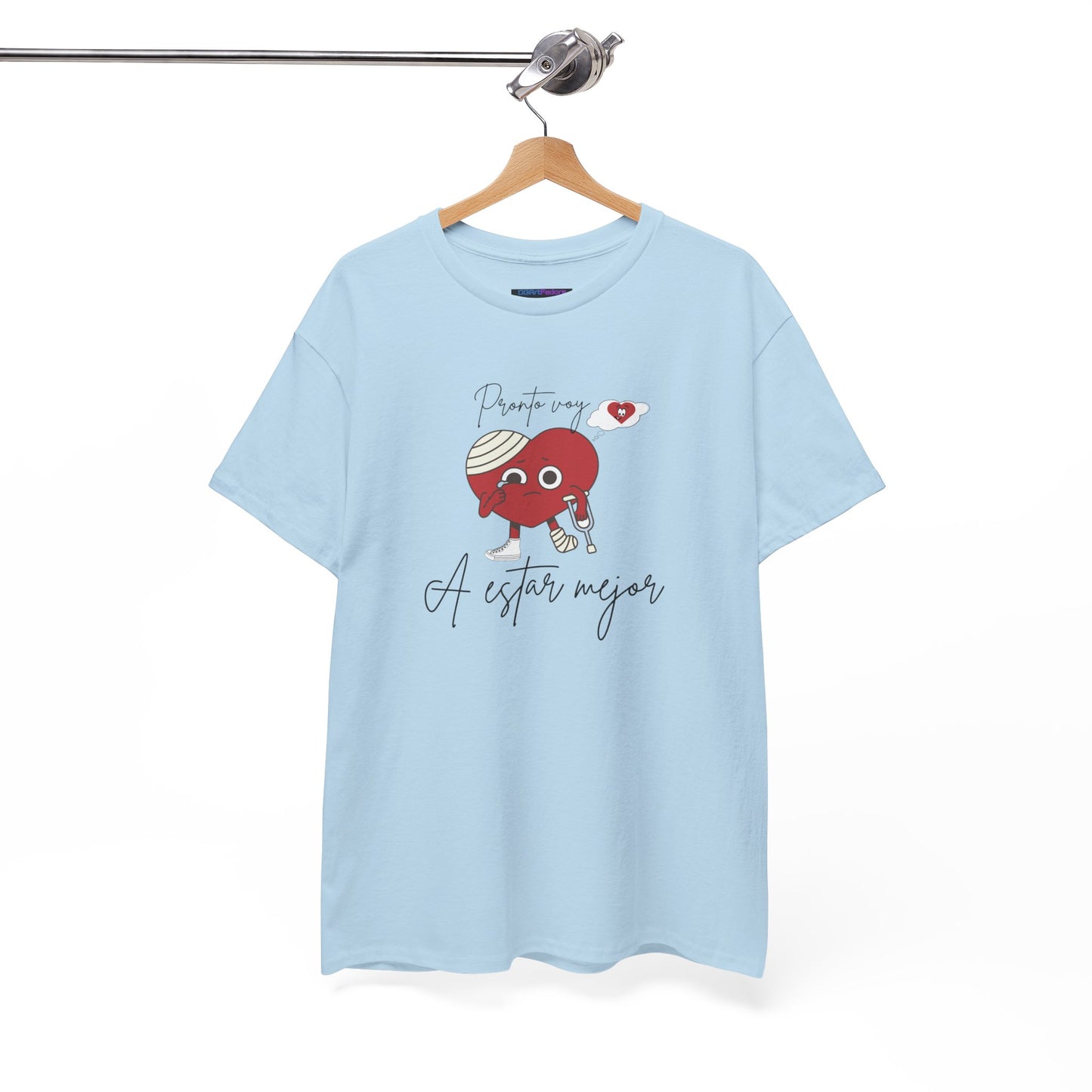 Unisex Heavy Cotton Tee pronto voy a estar bien (I'll be better soon)