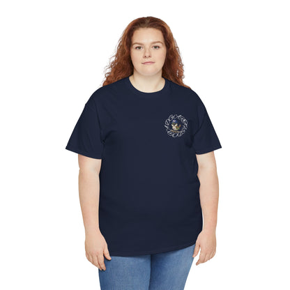 Unisex Heavy Cotton Tee - Cigüita y su Flow Dominicano - Front and Back