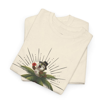 Unisex Heavy Cotton Tee Ciguita Tropical Sunrise