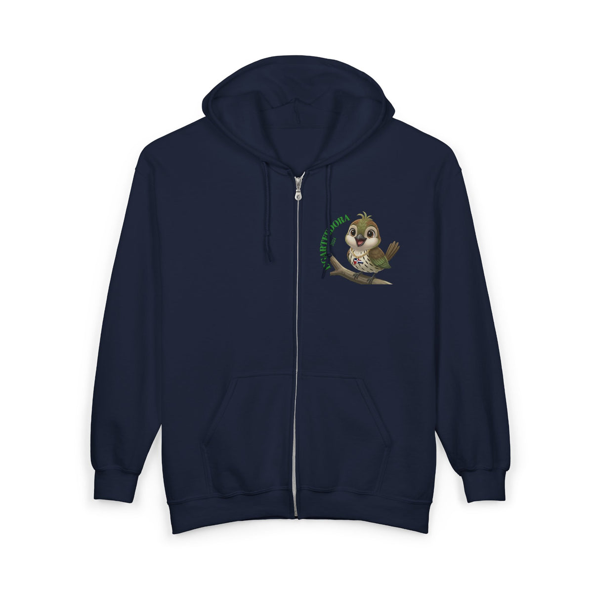 Zip Hooded Cigüita Art you can Wear Unisex Sweatshirt