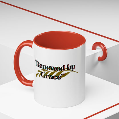 Accent Coffee Mug - Renewed by Grace