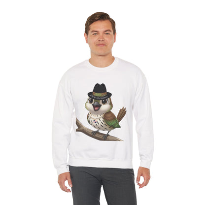 Unisex Heavy Blend Crewneck Sweatshirt Cigüita the Palmchat