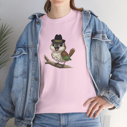 Unisex Heavy Cotton Tee Ciguita Chillin' on a Branch