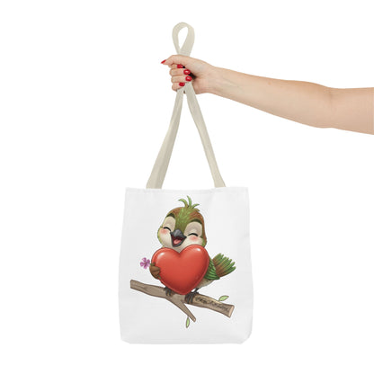 Tote Bag (AOP) - Ciguita Hugging Heart