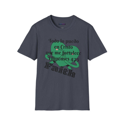 Unisex Softstyle T-Shirt - Filipenses 4:13 Todo lo Puedo en Cristo