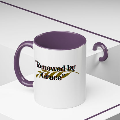 Accent Coffee Mug - Renewed by Grace