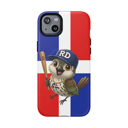 Dominican flag with Cigüa ready for baseball Tough Magnetic Iphone Cases
