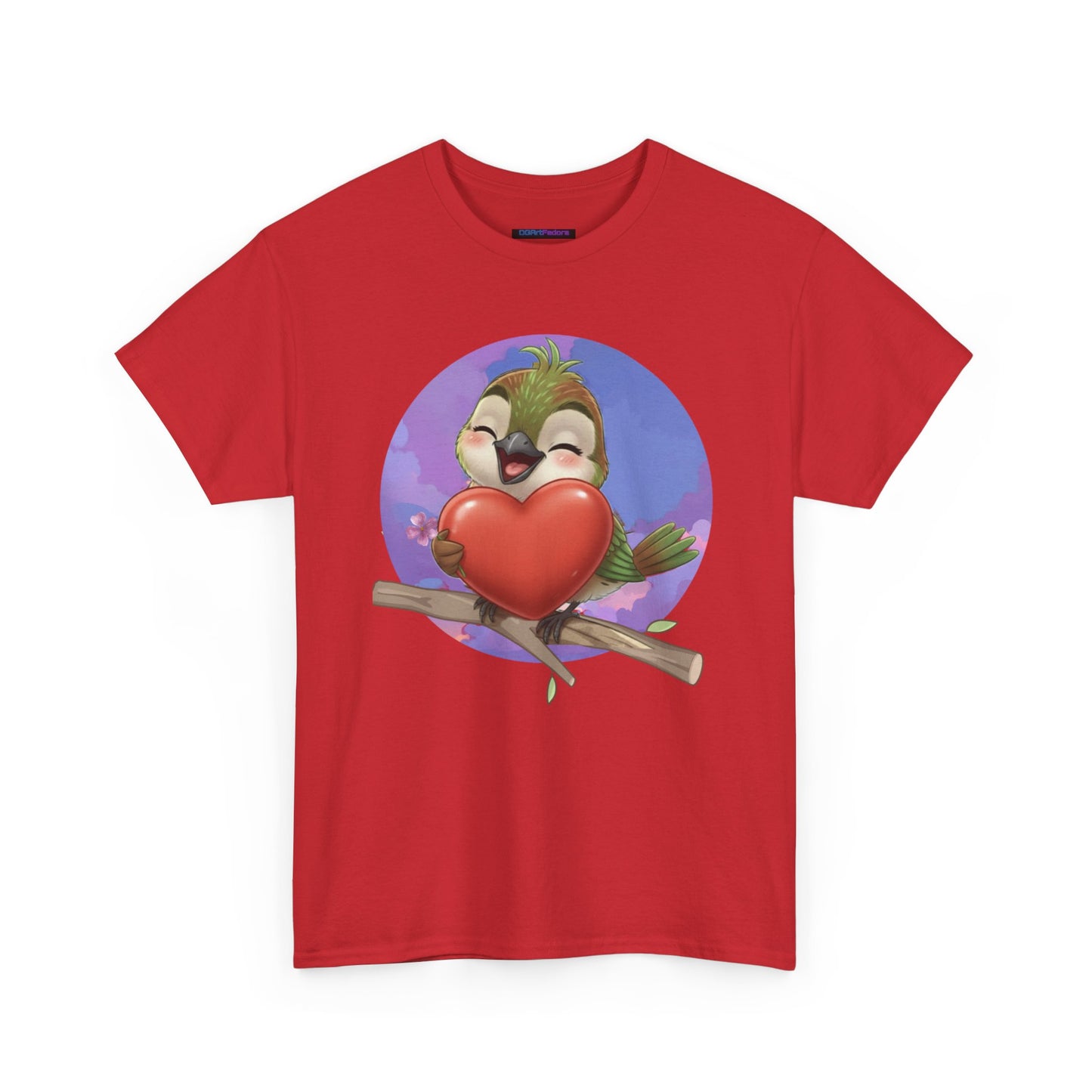 Unisex Heavy Cotton Tee Ciguita Hug your Heart
