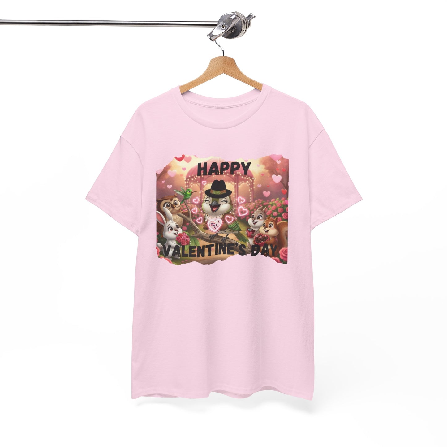 Unisex Heavy Cotton Tee Valentine's Day Ciguita and Friends