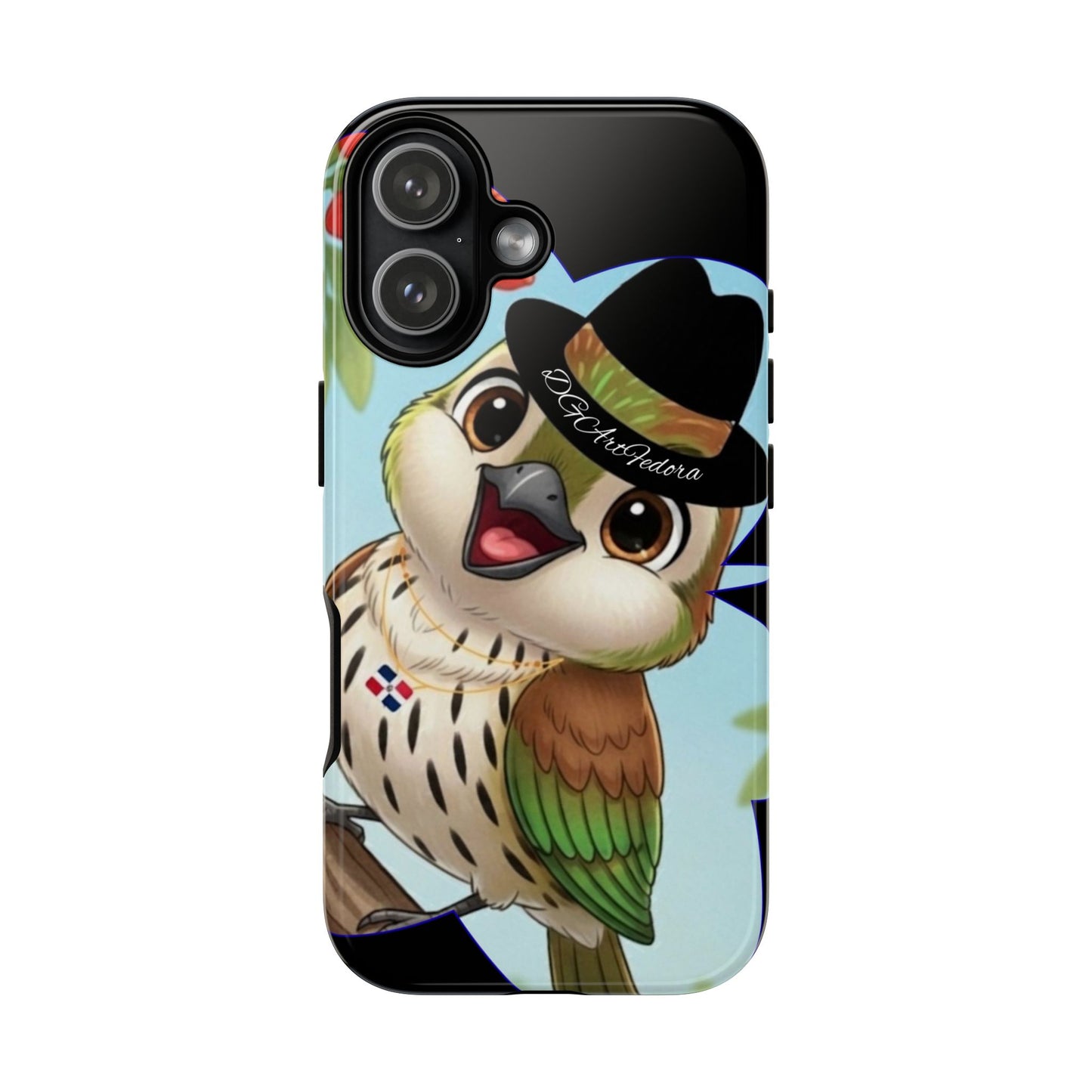 Tough Phone Case  Black- Matte & Glossy Options - Cigüita Design