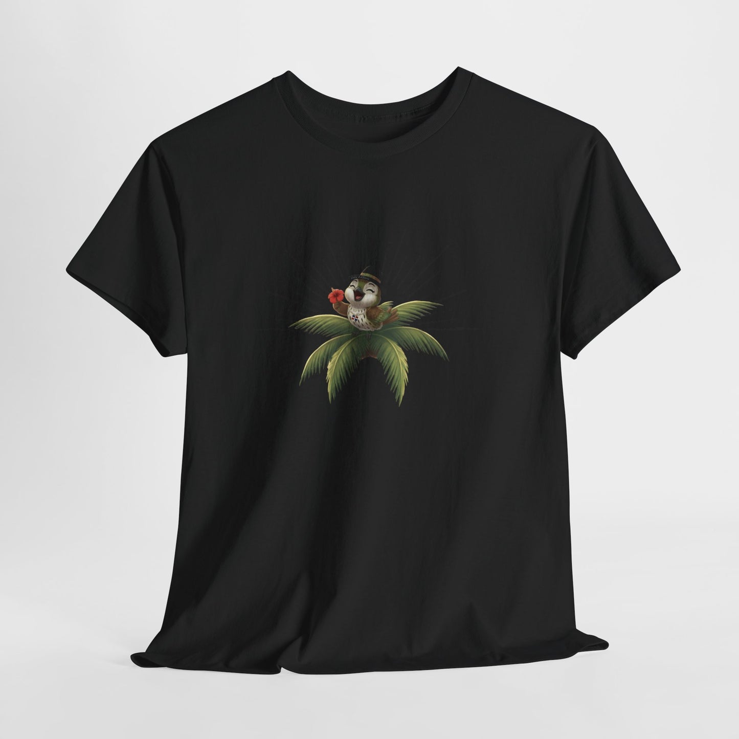 Unisex Heavy Cotton Tee Ciguita Tropical Sunrise