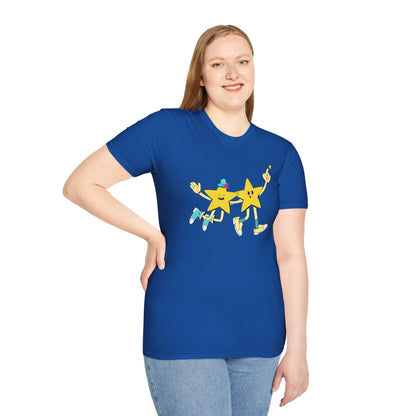 Unisex Softstyle T-Shirt Stars Havin' a Grand Ol' Time