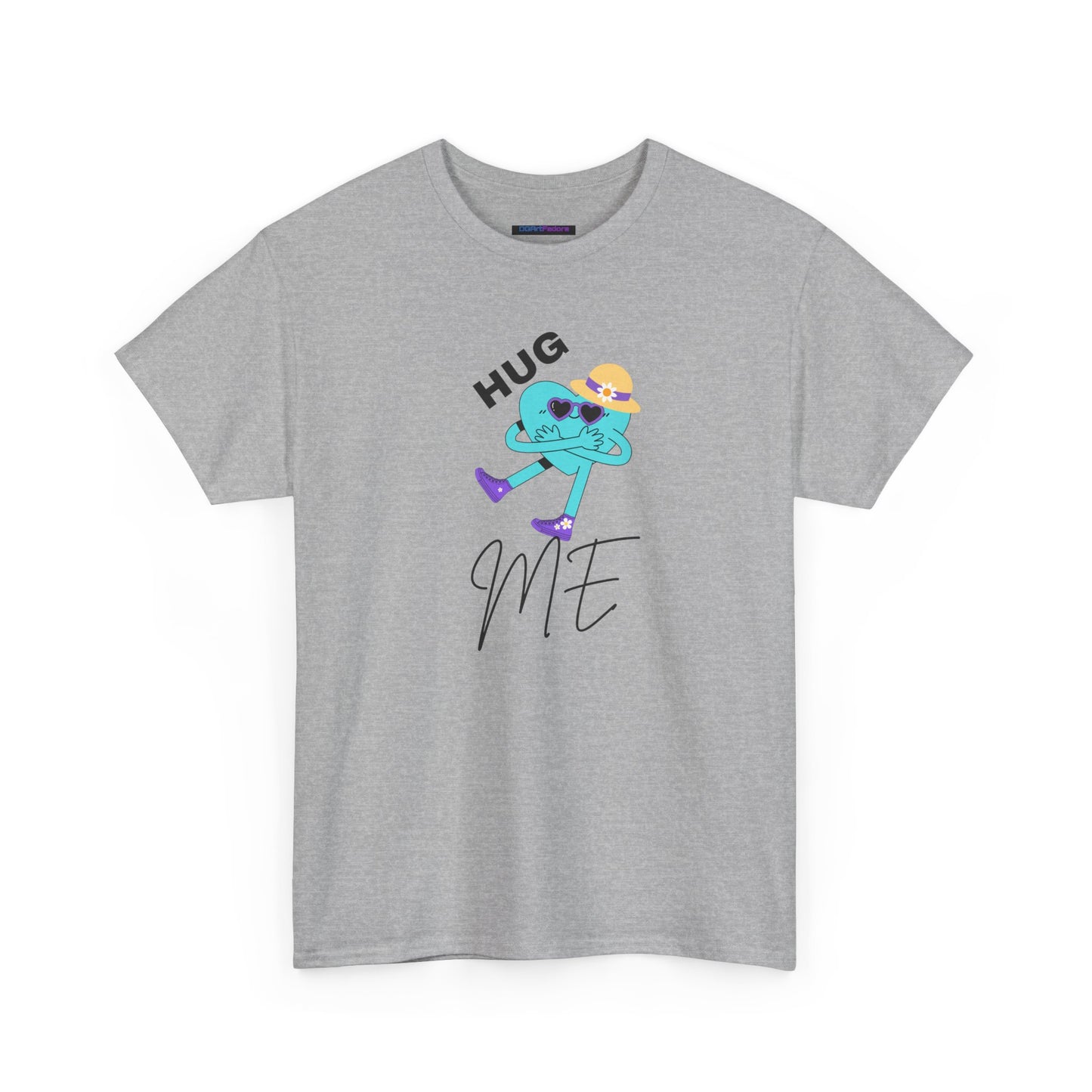 Unisex Heavy Cotton Tee HUG ME GIRL