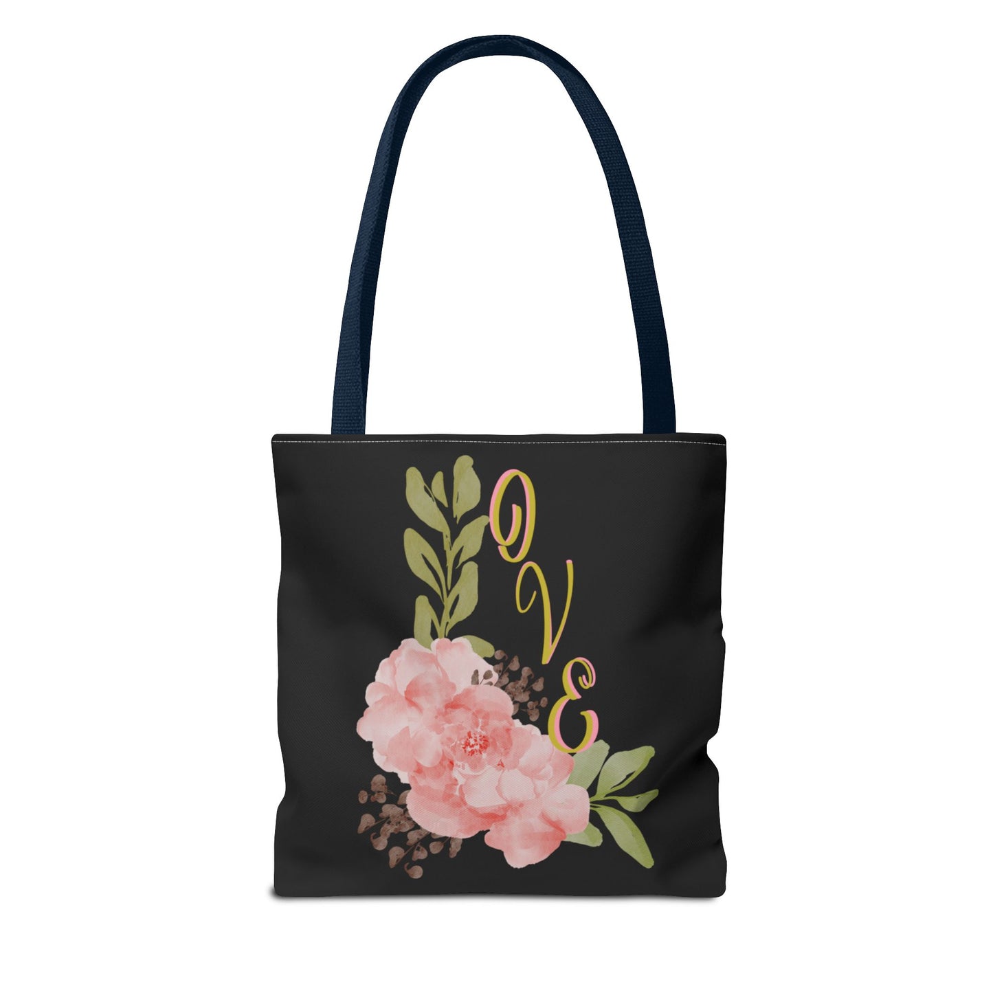 Floral “Love” Design - Tote Bag