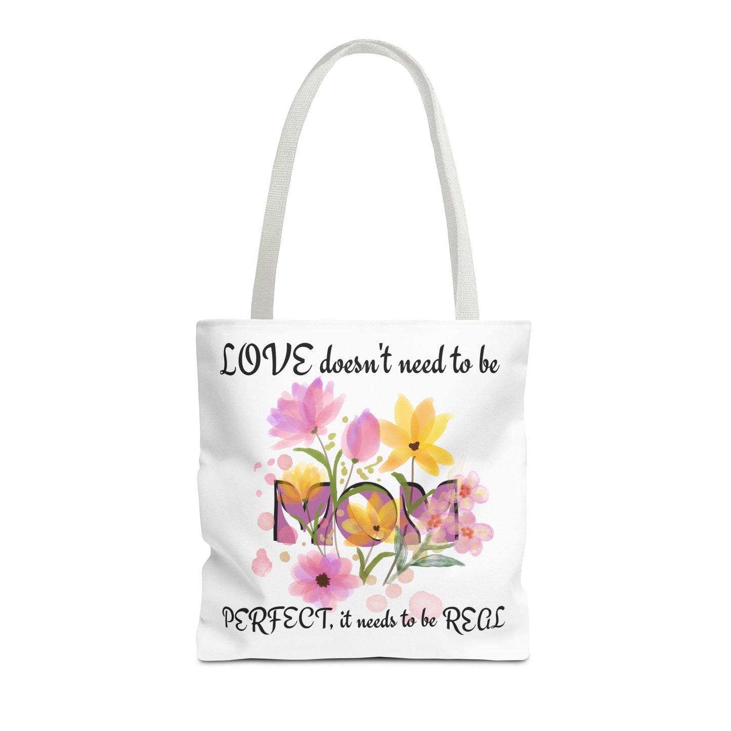 Love Is Real Inspirational Carryall Tote Bag