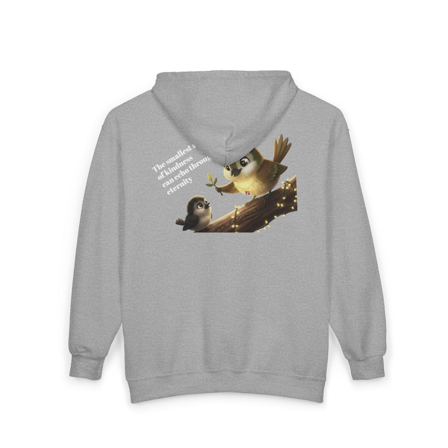 Unisex Heavy Blend Full Zip Hooded Sweatshirt Act of Kindness x Cigüita on Back