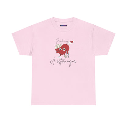 Unisex Heavy Cotton Tee pronto voy a estar bien (I'll be better soon)