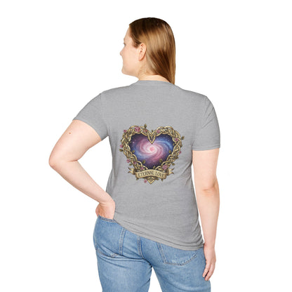 Unisex Softstyle T-Shirt infinity heart alante y atras