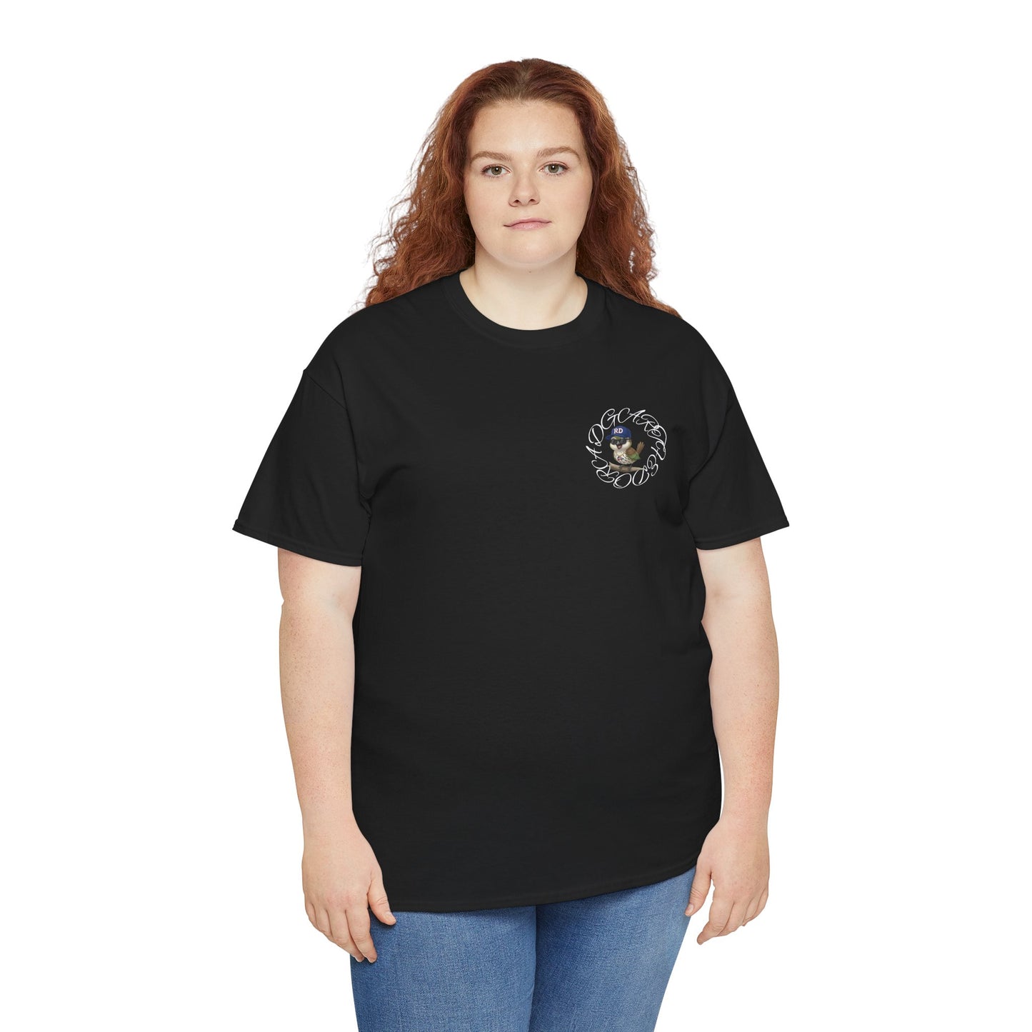 Unisex Heavy Cotton Tee - Cigüita y su Flow Dominicano - Front and Back