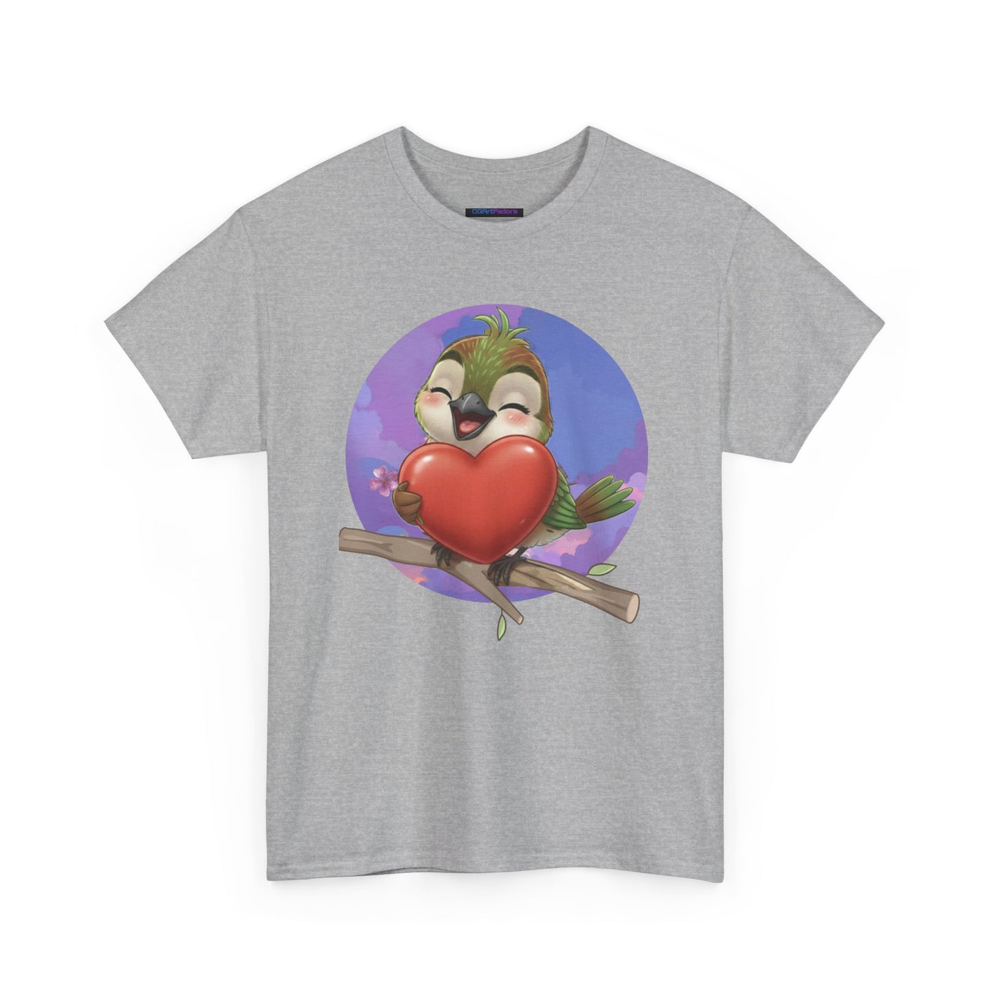 Unisex Heavy Cotton Tee Ciguita Hug your Heart