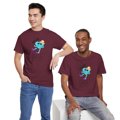 Unisex Heavy Cotton Tee HUG ME GIRL