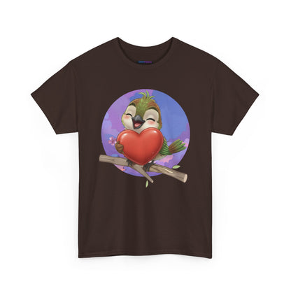 Unisex Heavy Cotton Tee Ciguita Hug your Heart