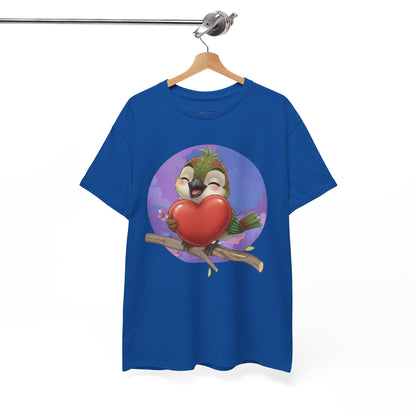 Unisex Heavy Cotton Tee Ciguita Hug your Heart