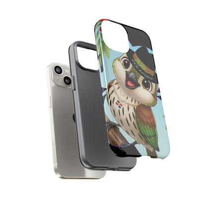 Tough Phone Case  Black- Matte & Glossy Options - Cigüita Design