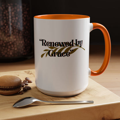 Accent Coffee Mug - Renewed by Grace