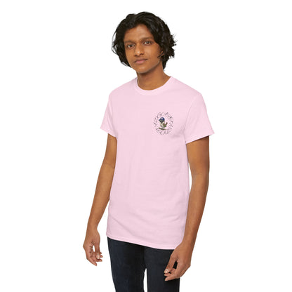 Unisex Heavy Cotton Tee - Cigüita y su Flow Dominicano - Front and Back