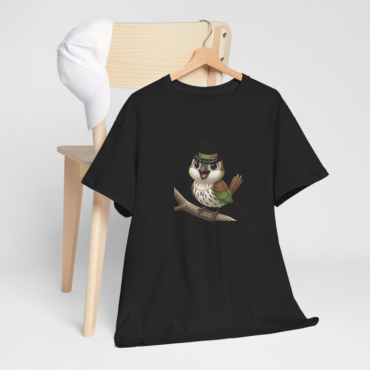 Unisex Heavy Cotton Tee Ciguita Chillin' on a Branch