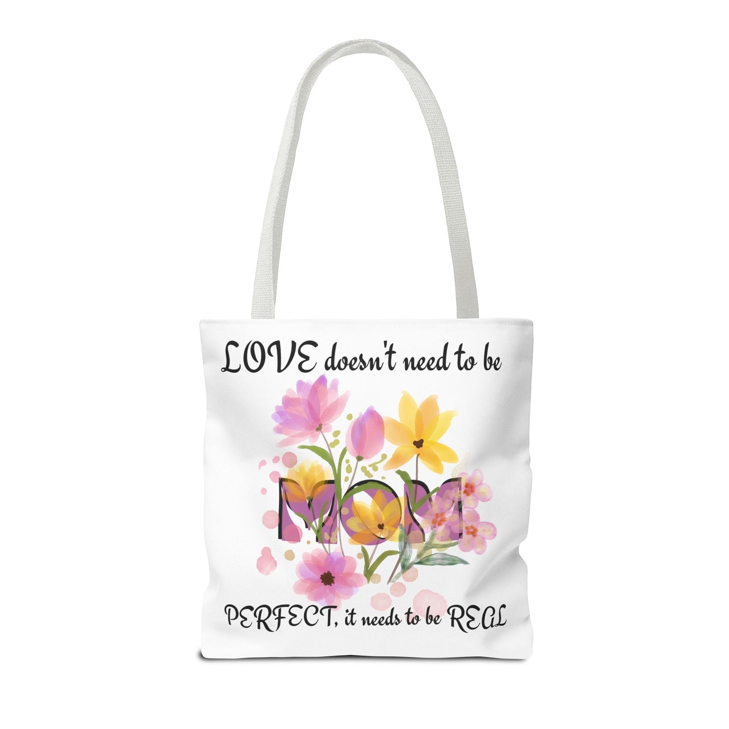 Love Is Real Inspirational Carryall Tote Bag