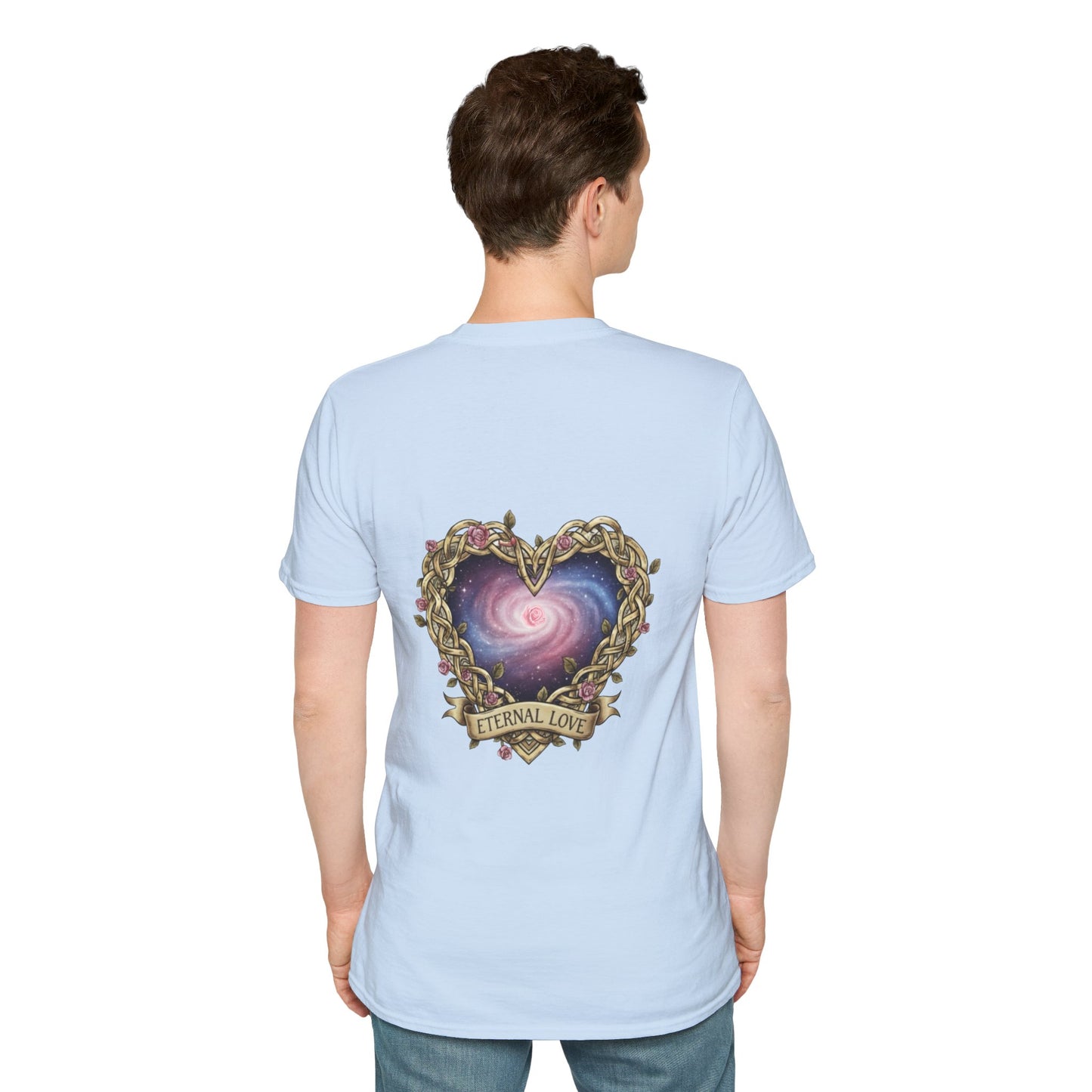 Unisex Softstyle T-Shirt infinity heart alante y atras