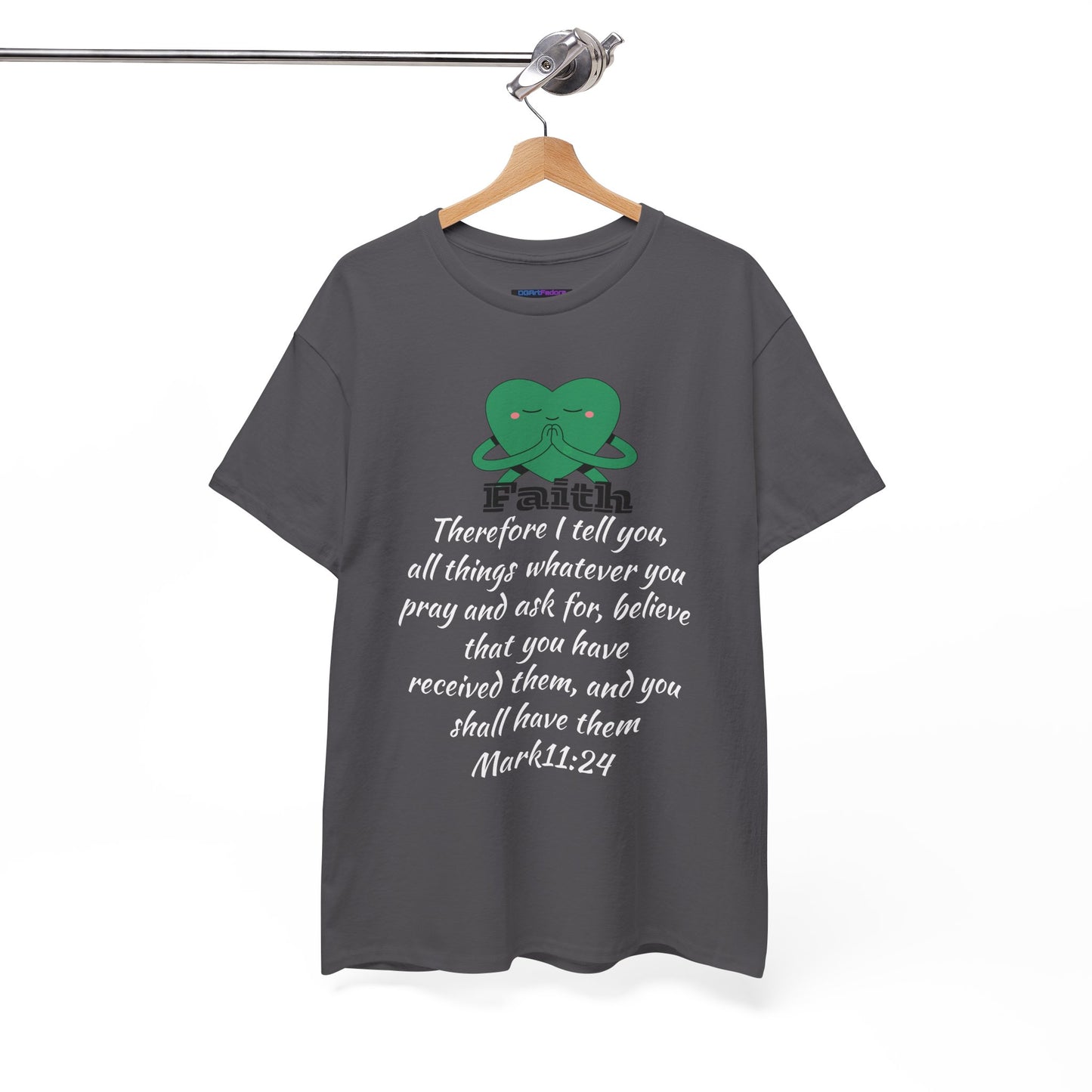 Unisex Heavy Cotton Tee - Faith Mark 11:24