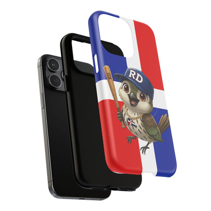 Dominican flag with Cigüa ready for baseball Tough Magnetic Iphone Cases