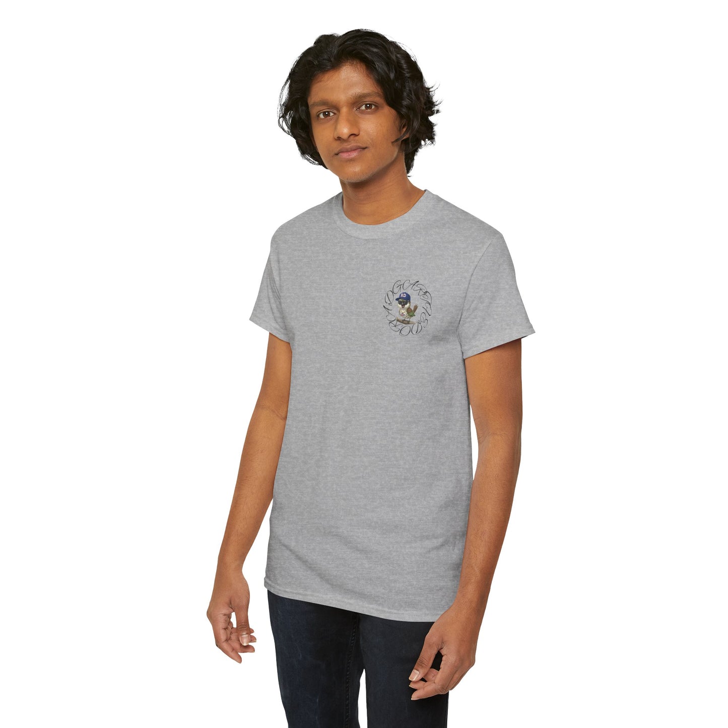 Unisex Heavy Cotton Tee - Cigüita y su Flow Dominicano - Front and Back