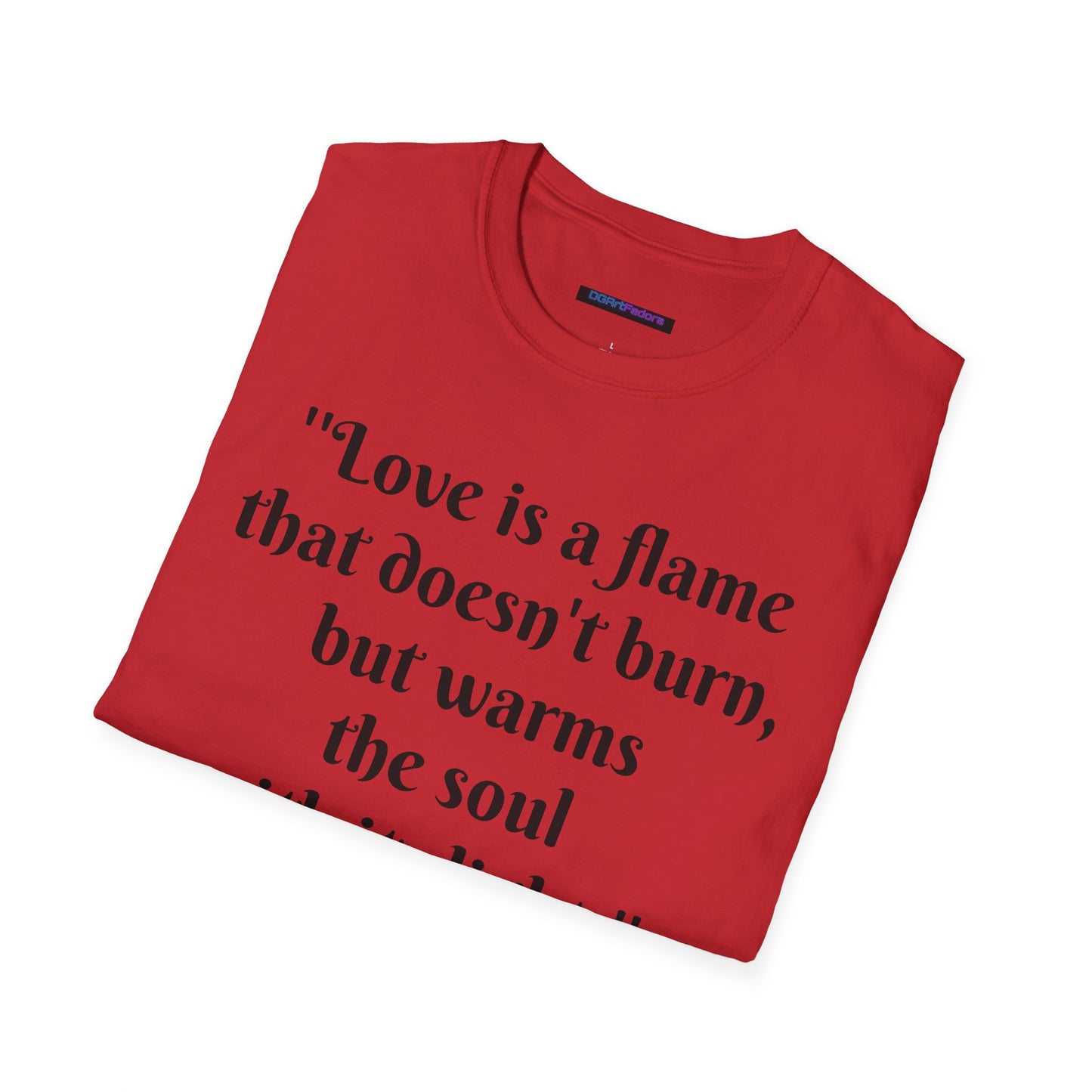 Love is a Flame Unisex Tee