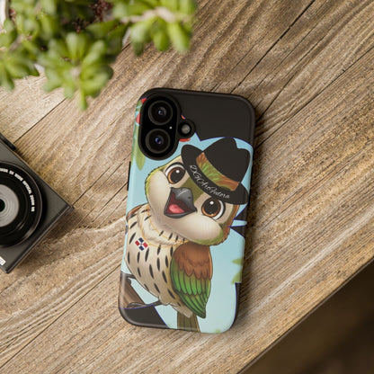 Tough Phone Case  Black- Matte & Glossy Options - Cigüita Design