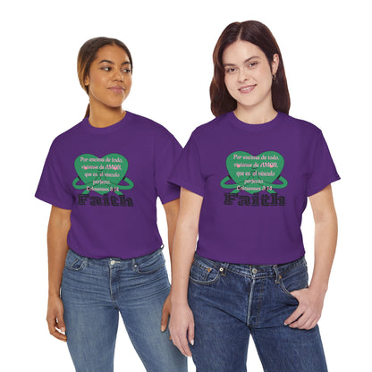 Unisex Heavy Cotton Tee - Fe (Faith), Colosenses 3:14