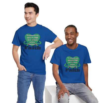 Unisex Heavy Cotton Tee - Fe (Faith), Colosenses 3:14