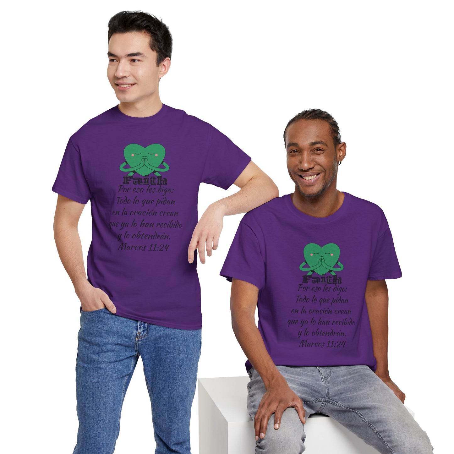 Unisex Heavy Cotton Tee - Fe Marcos 11:24