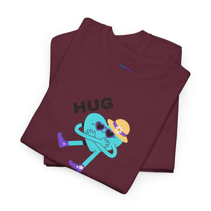 Unisex Heavy Cotton Tee HUG ME GIRL