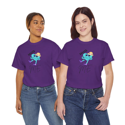 Unisex Heavy Cotton Tee HUG ME GIRL