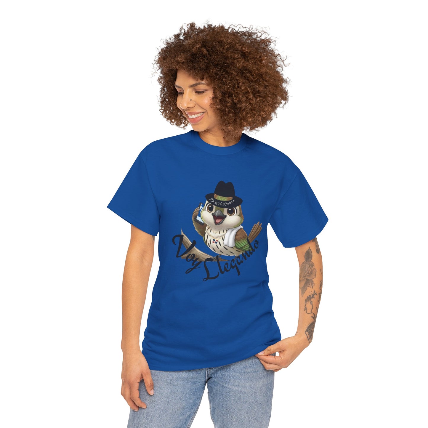 Unisex Heavy Cotton Tee - Voy Llegando