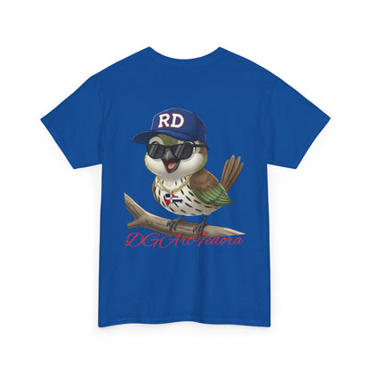 Unisex Heavy Cotton Tee - Cigüita y su Flow Dominicano - Front and Back