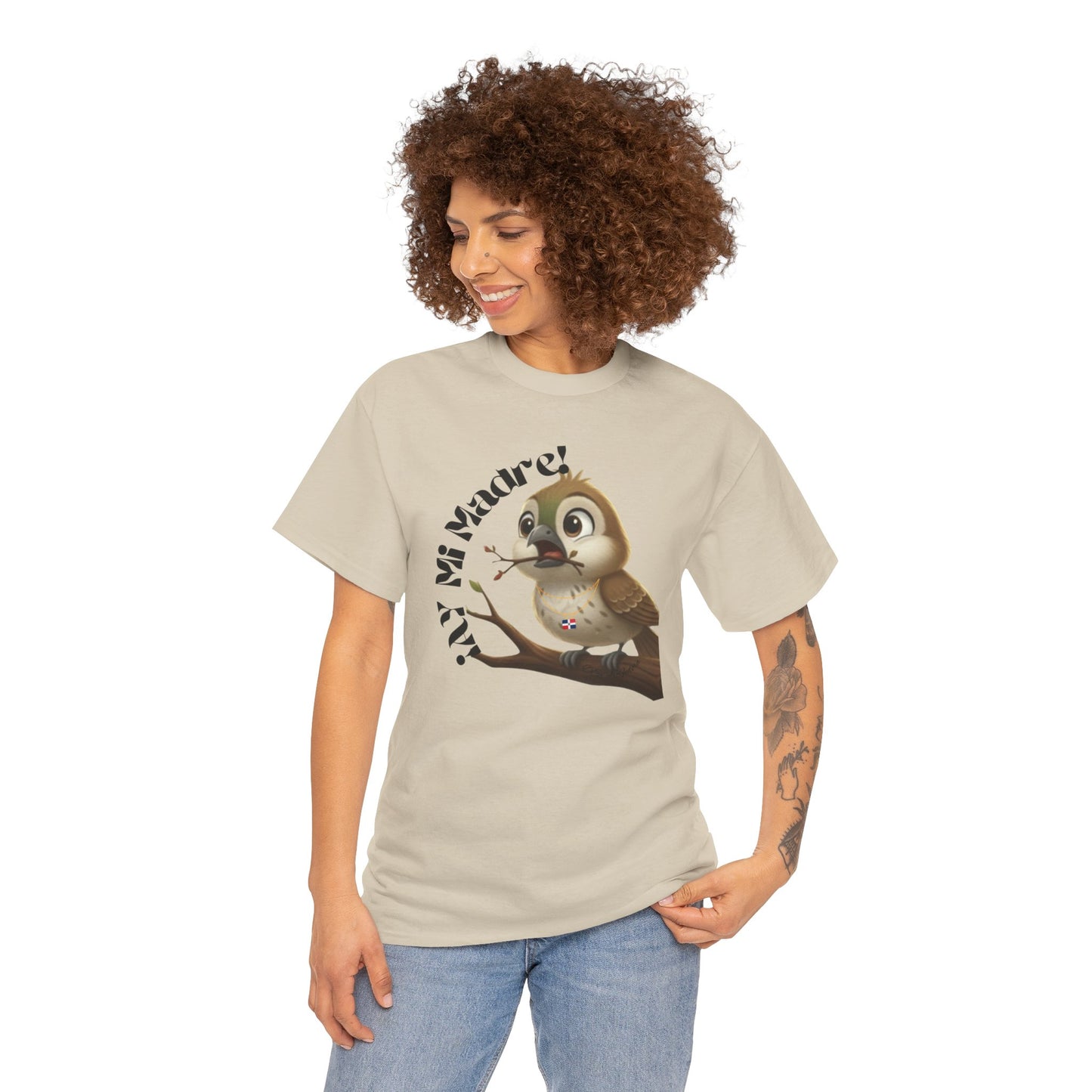 Unisex Heavy Cotton Tee - Ay Mi Madre