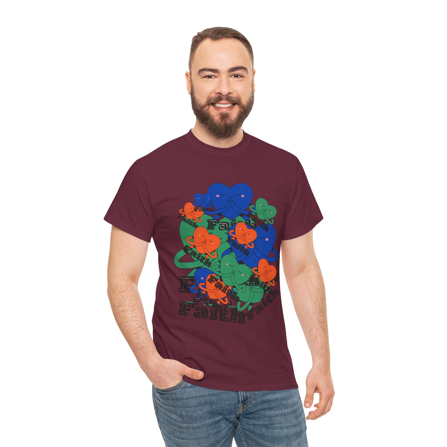 Unisex Heavy Cotton Tee - United in Faith